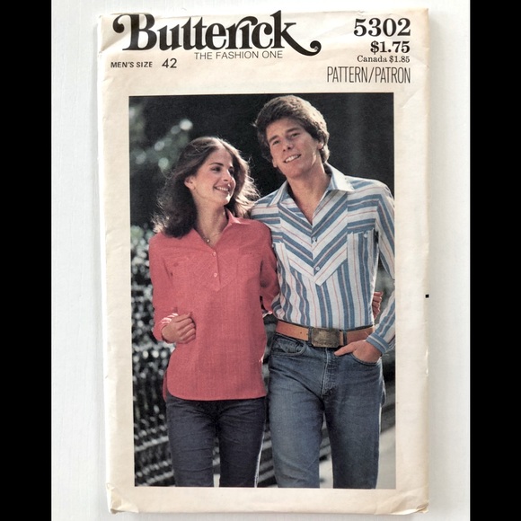 TG 70s Sewing pattern for men’s shirt size 40 chest medium - Picture 15 of 15